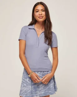 TravisMathew Polos>Barcelona Ribbed Polo
