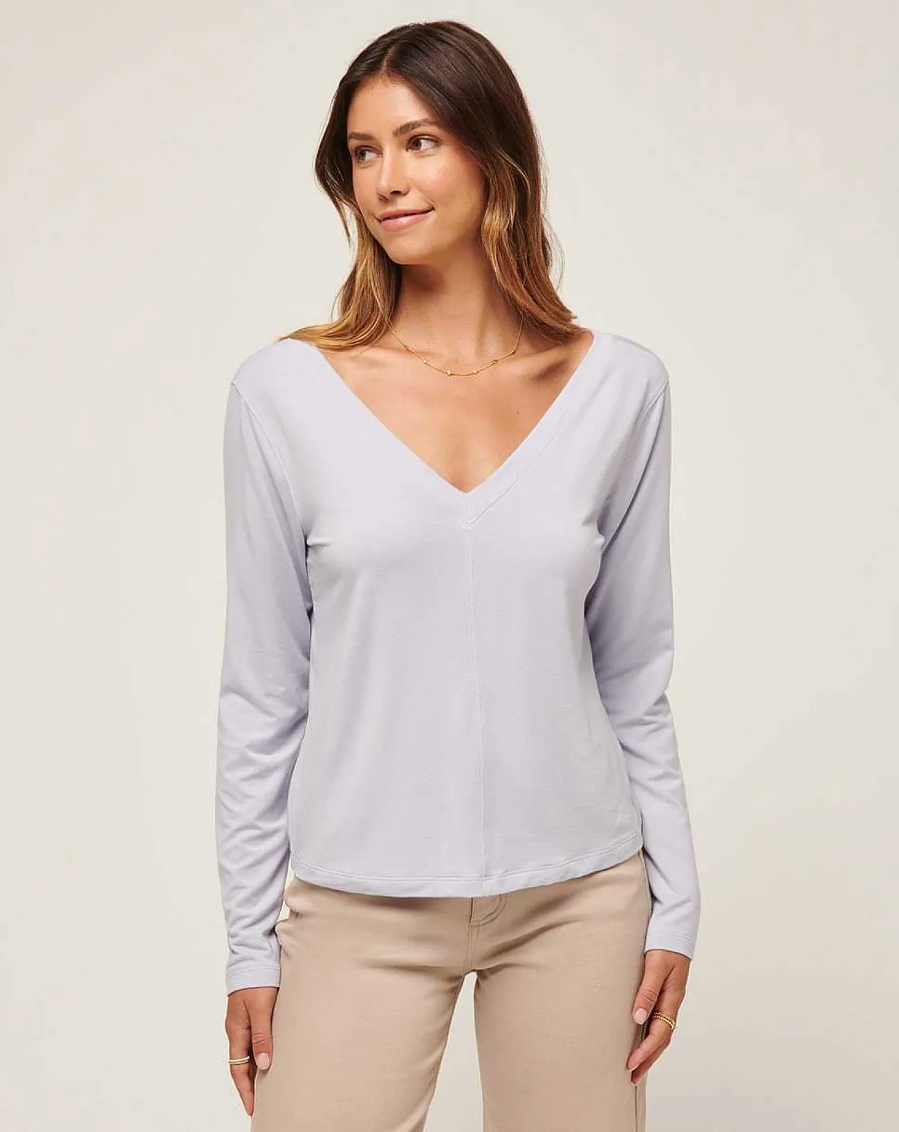 TravisMathew Shirts & Tops>Bay Waves Vneck Top