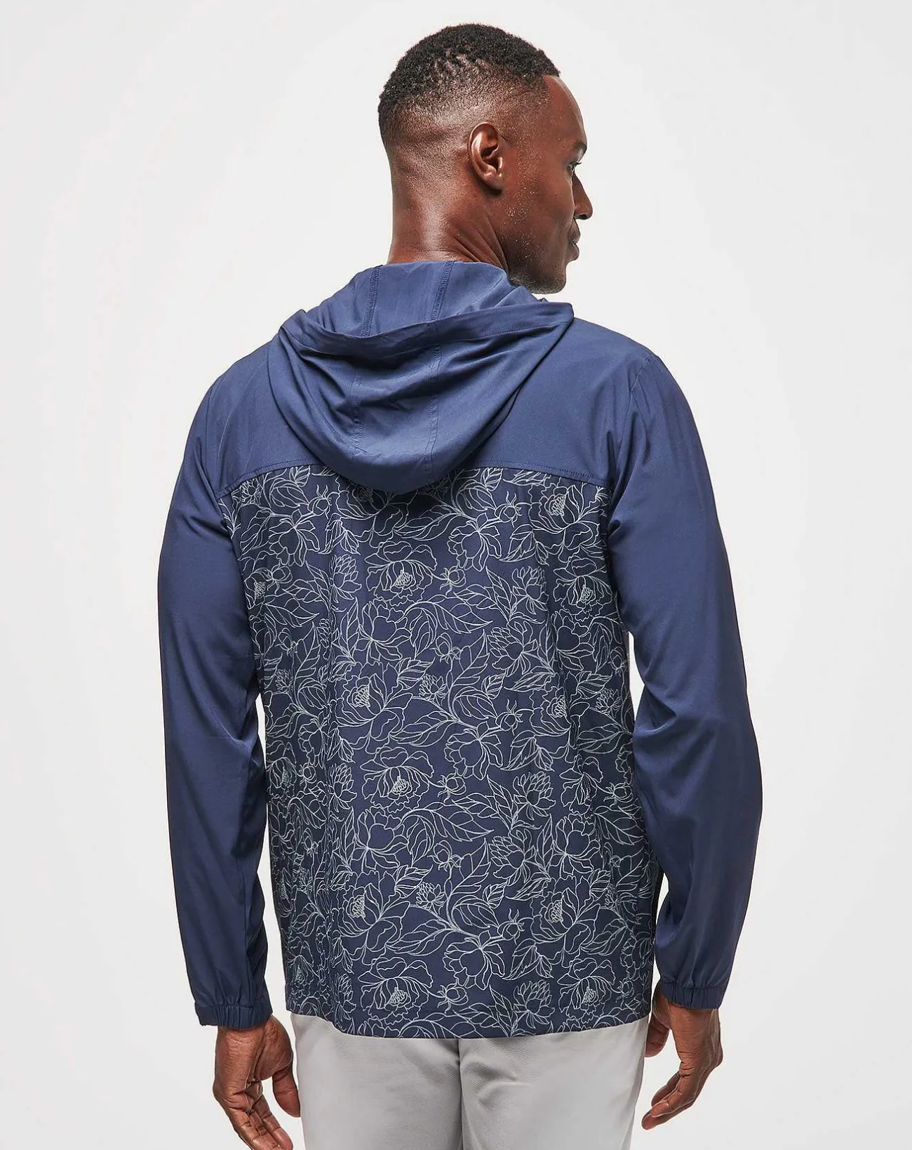 TravisMathew Quarter Zips>Blooming Orchid Quarter Zip Hoodie