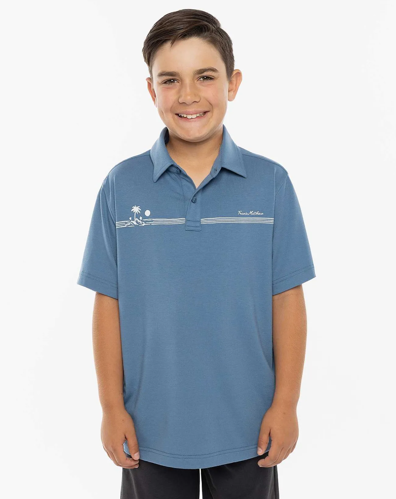 TravisMathew Youth Tops>Bright Sun Youth Polo