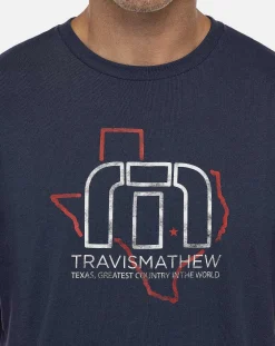 TravisMathew Tees>Bucking Bull Tee