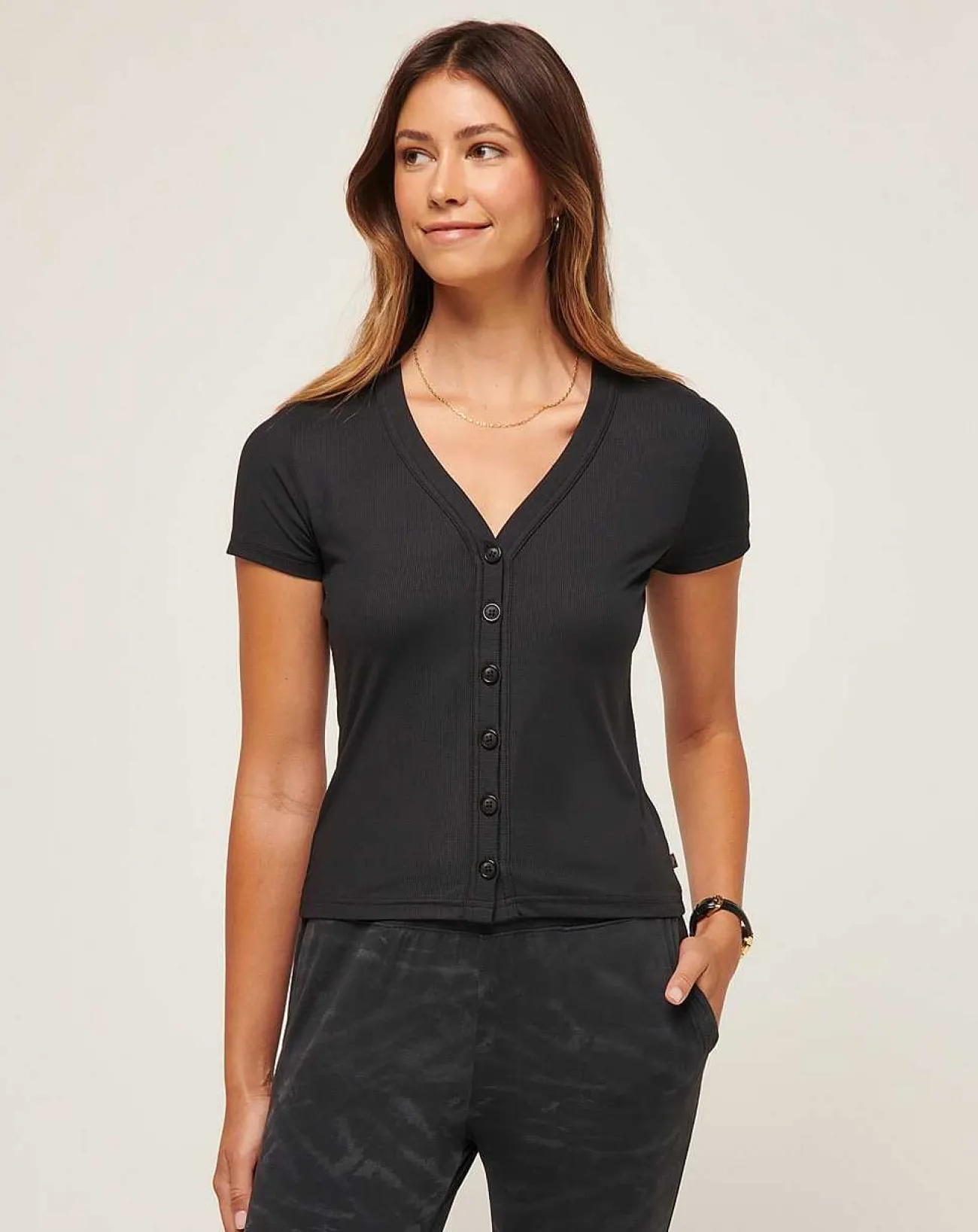 TravisMathew Shirts & Tops>Butterfly Beach Ribbed Top