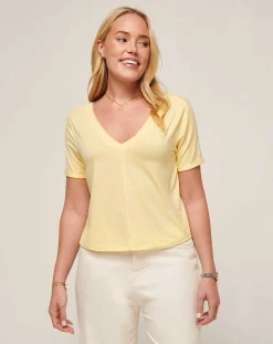 TravisMathew Shirts & Tops>Calm Waters Vneck Top