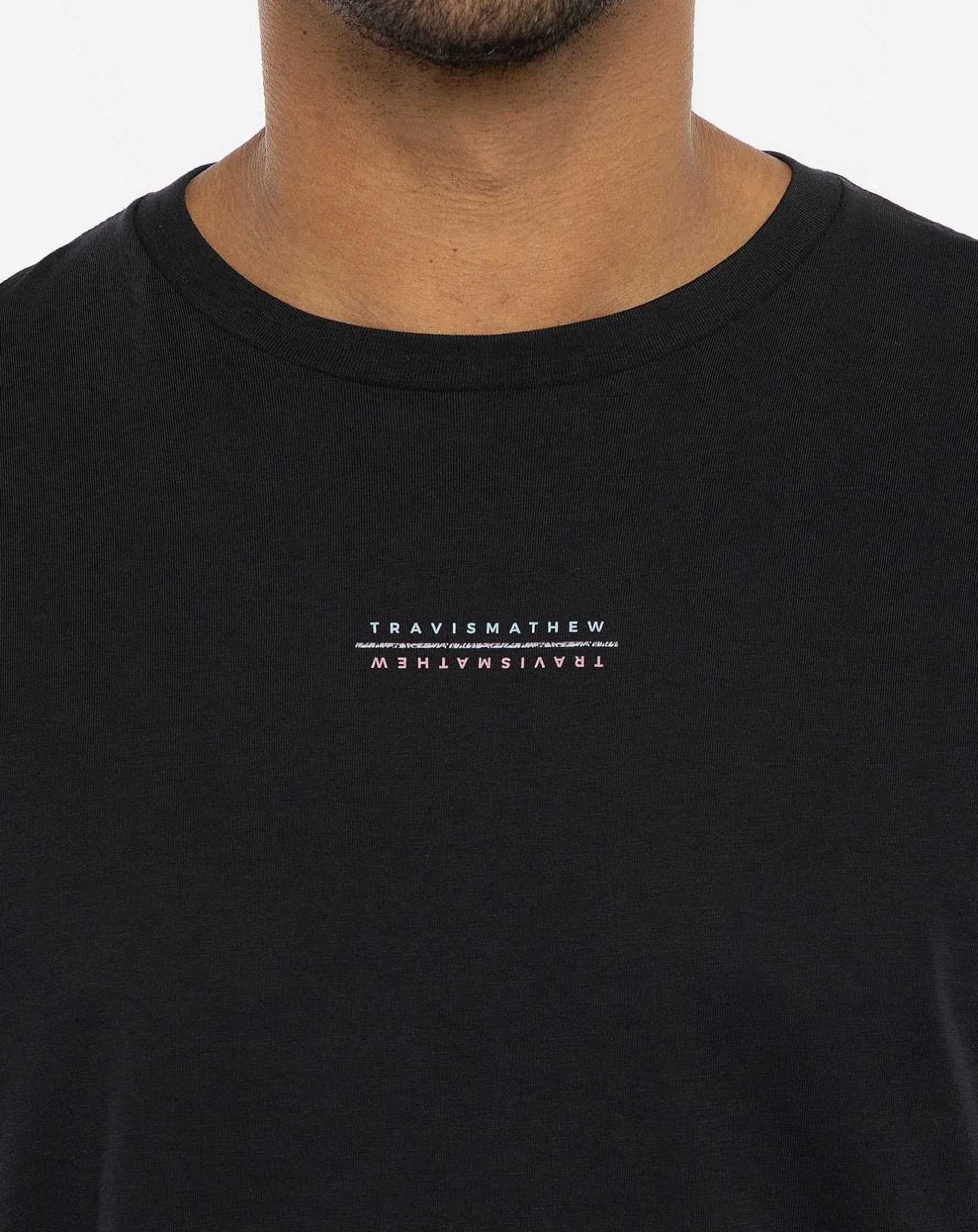 TravisMathew Tees>Carnation Coral Tee