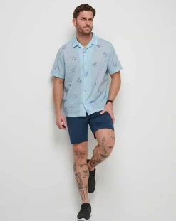 TravisMathew Polos>Casino Holiday Button-Up