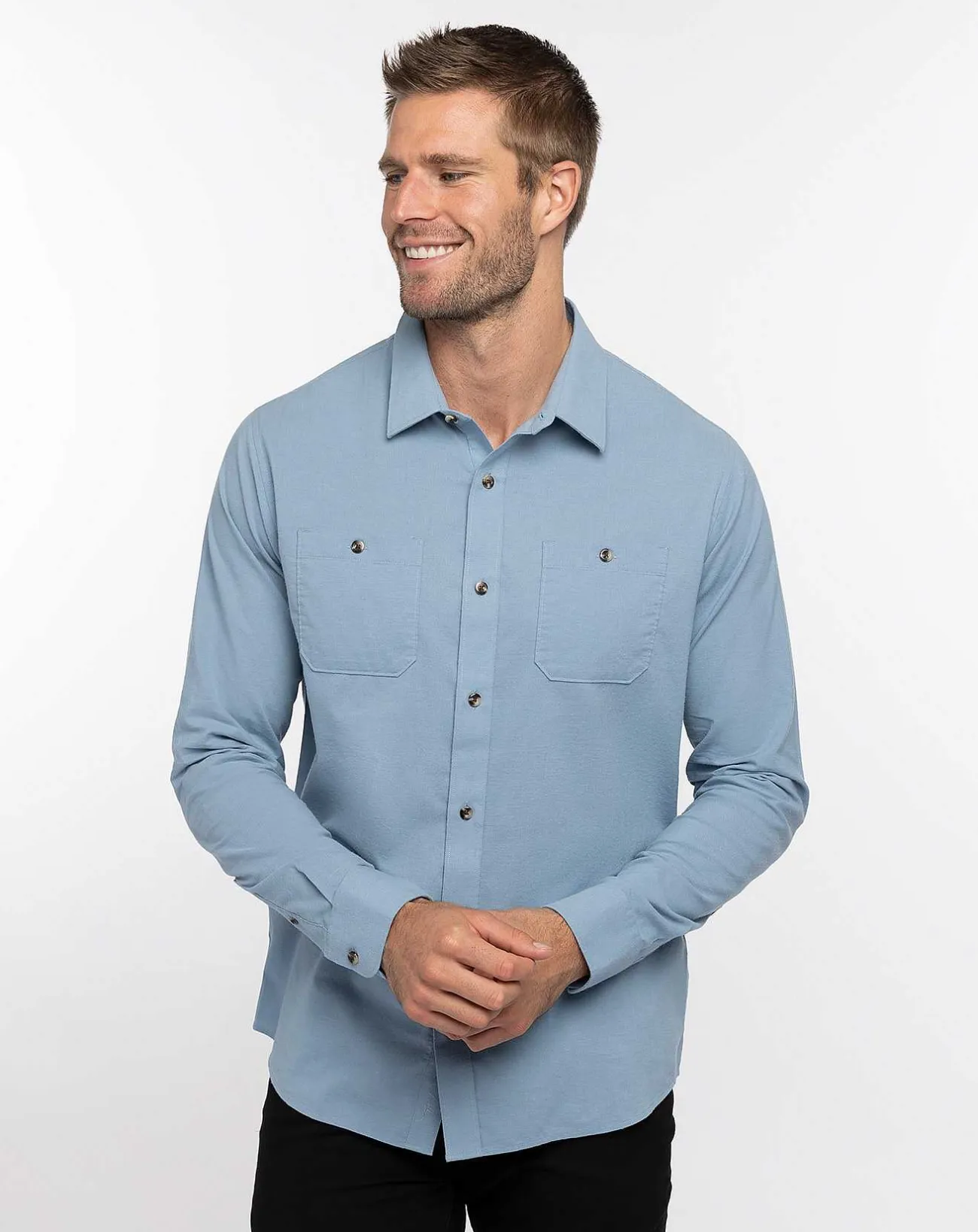 TravisMathew Button-Ups>Cloud Flannel Button-Up