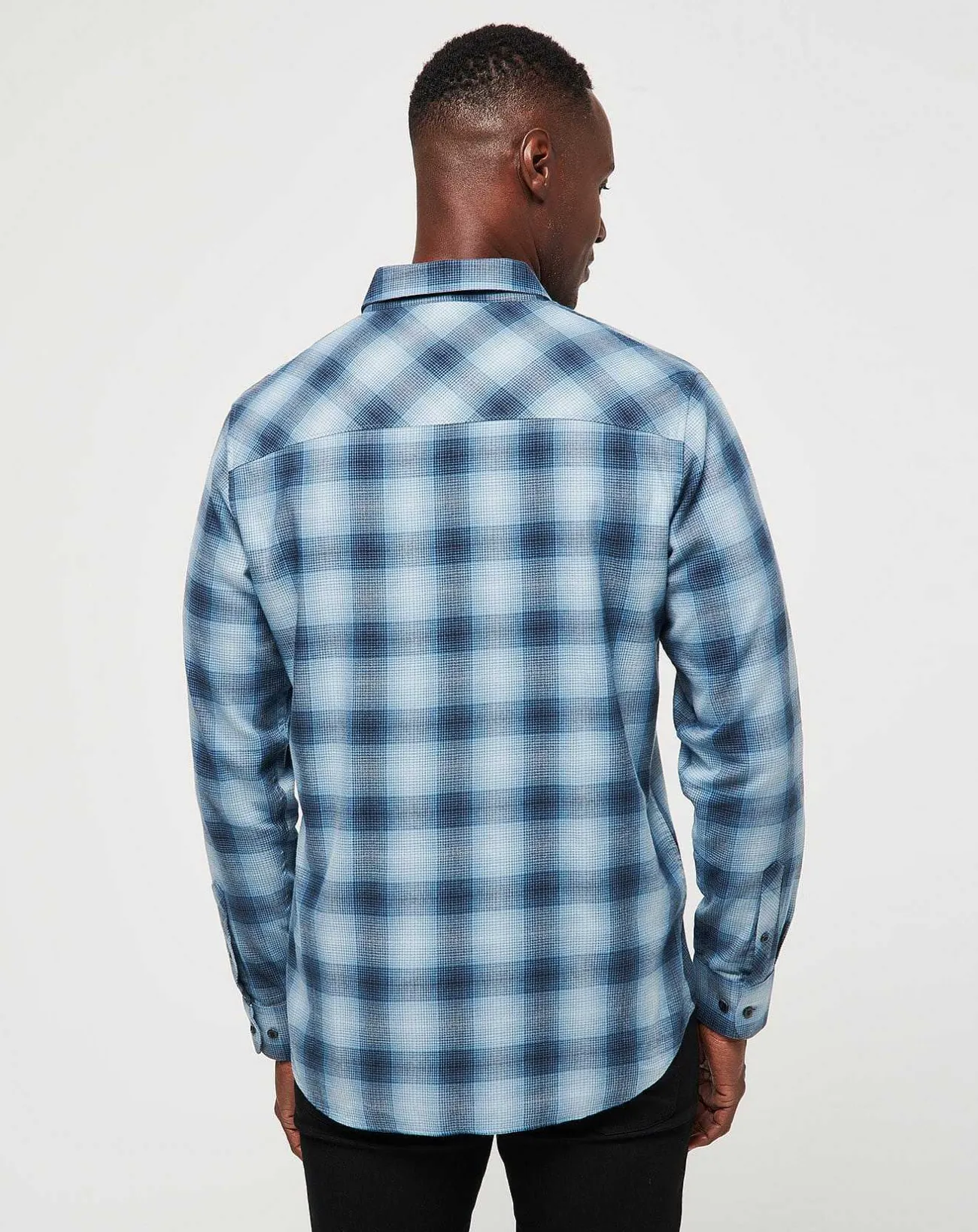 TravisMathew Button-Ups>Cloud Flannel Plaid Button-Up