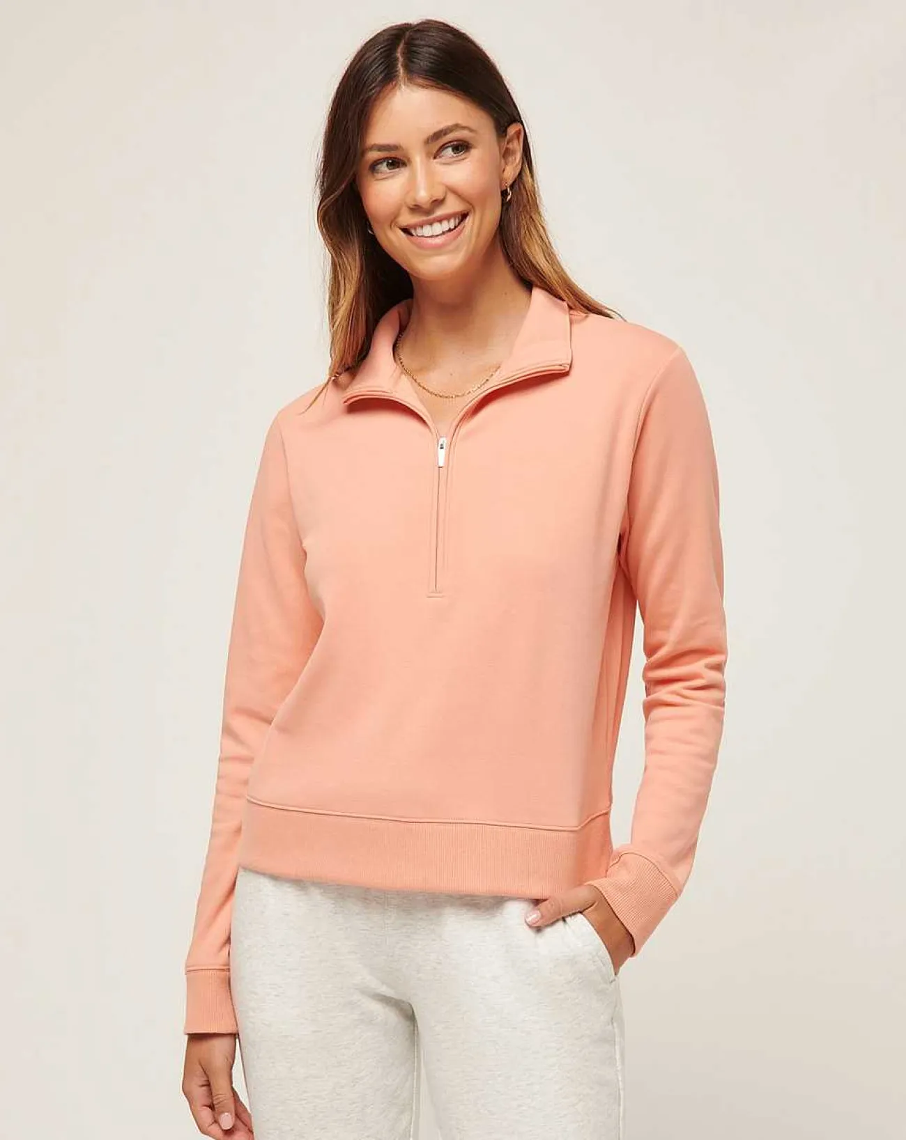 TravisMathew Hoodies & Pullovers>Cloud Fleece Half Zip