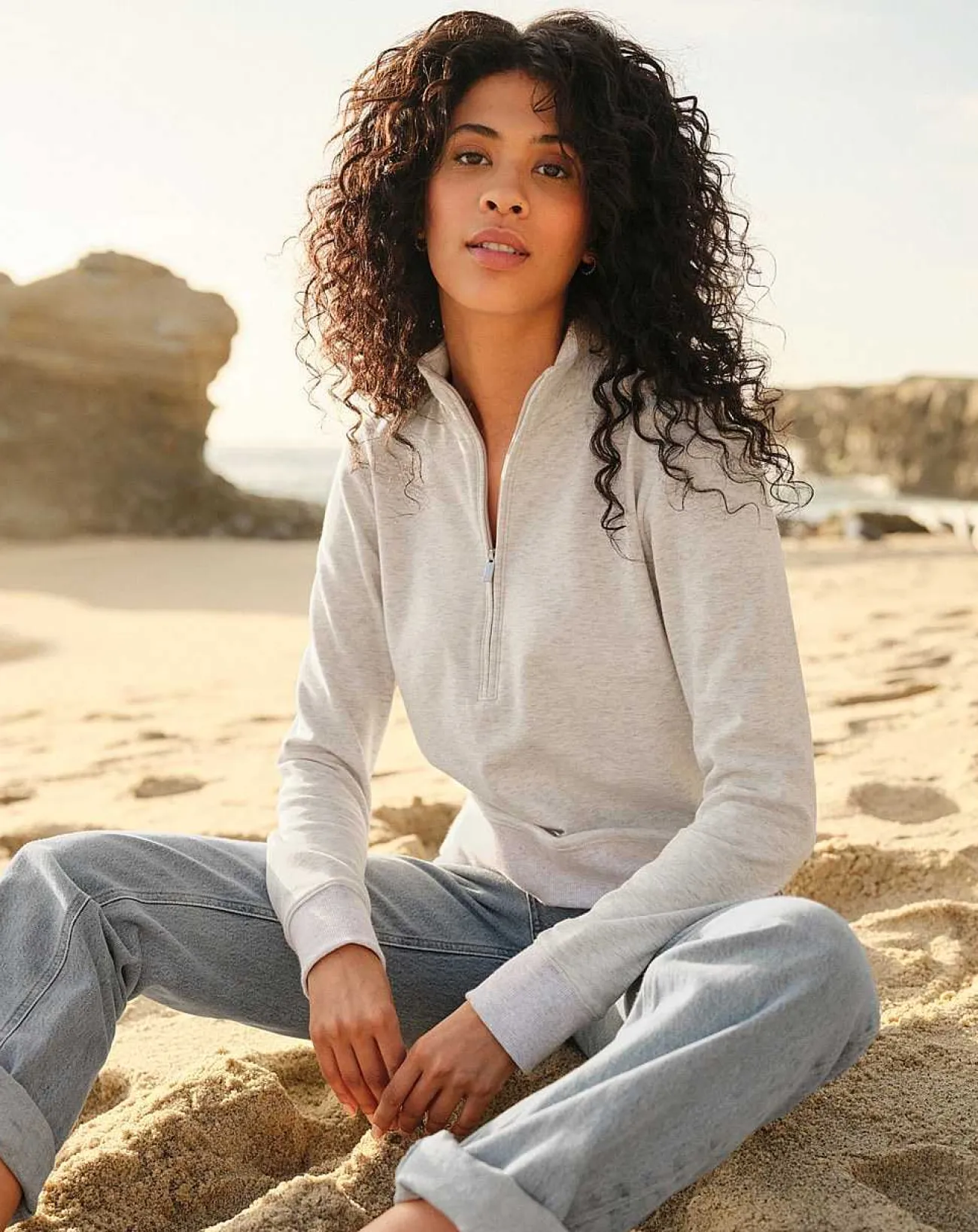 TravisMathew Hoodies & Pullovers>Cloud Fleece Half Zip