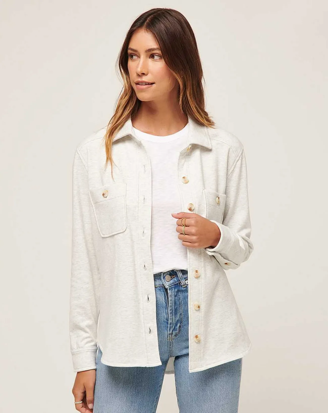 TravisMathew Shirts & Tops>Cloud Fleece Shacket
