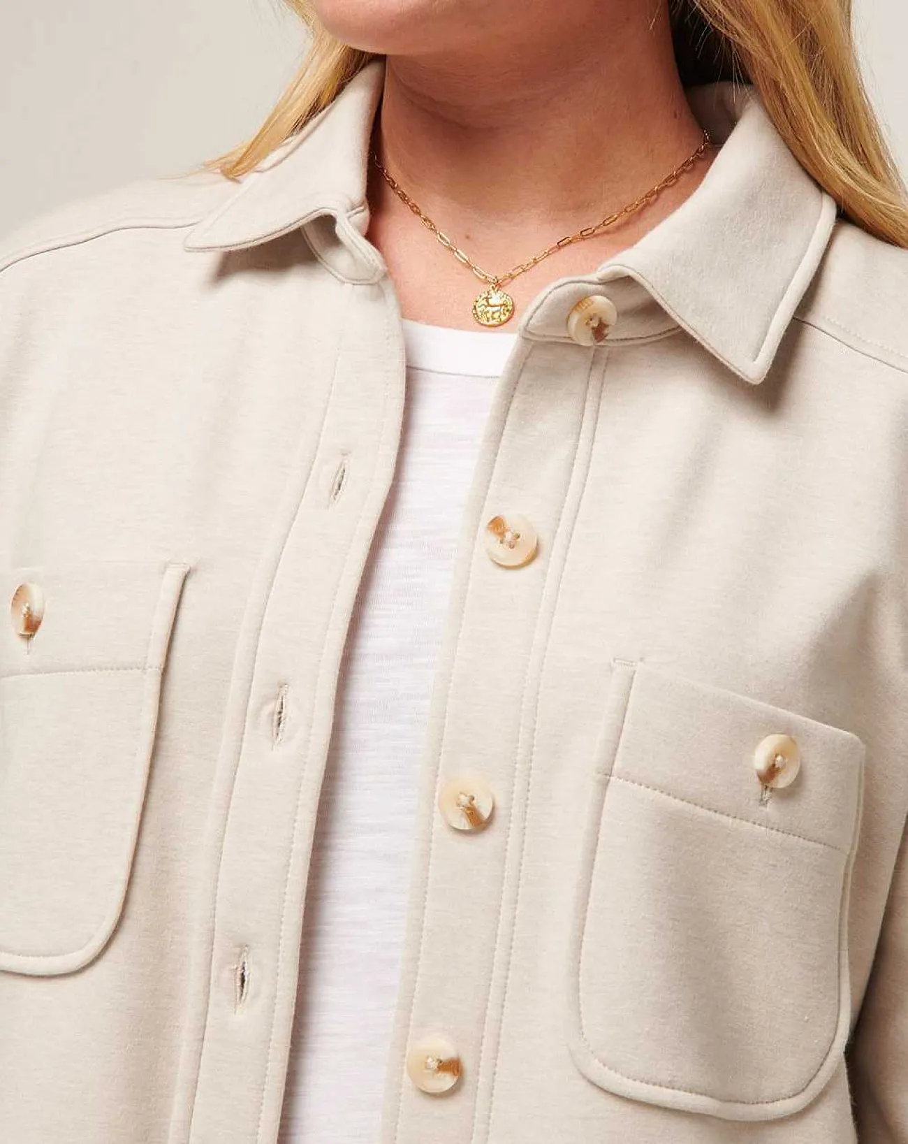 TravisMathew Shirts & Tops>Cloud Fleece Shacket