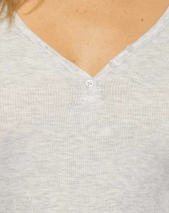 TravisMathew Shirts & Tops>Cocktail Hour Cloud Ribbed Top