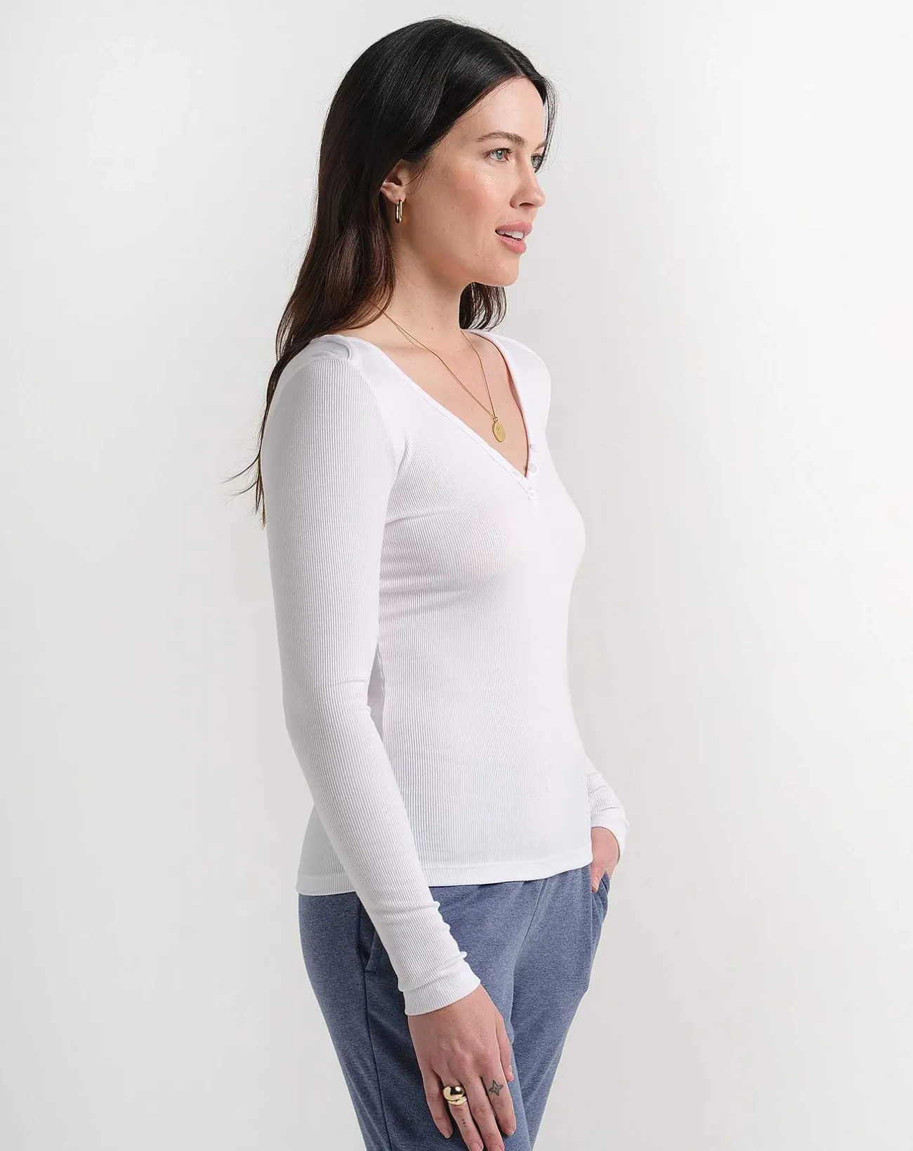 TravisMathew Shirts & Tops>Cocktail Hour Cloud Ribbed Top