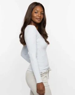 TravisMathew Shirts & Tops>Cocktail Hour Cloud Ribbed Top