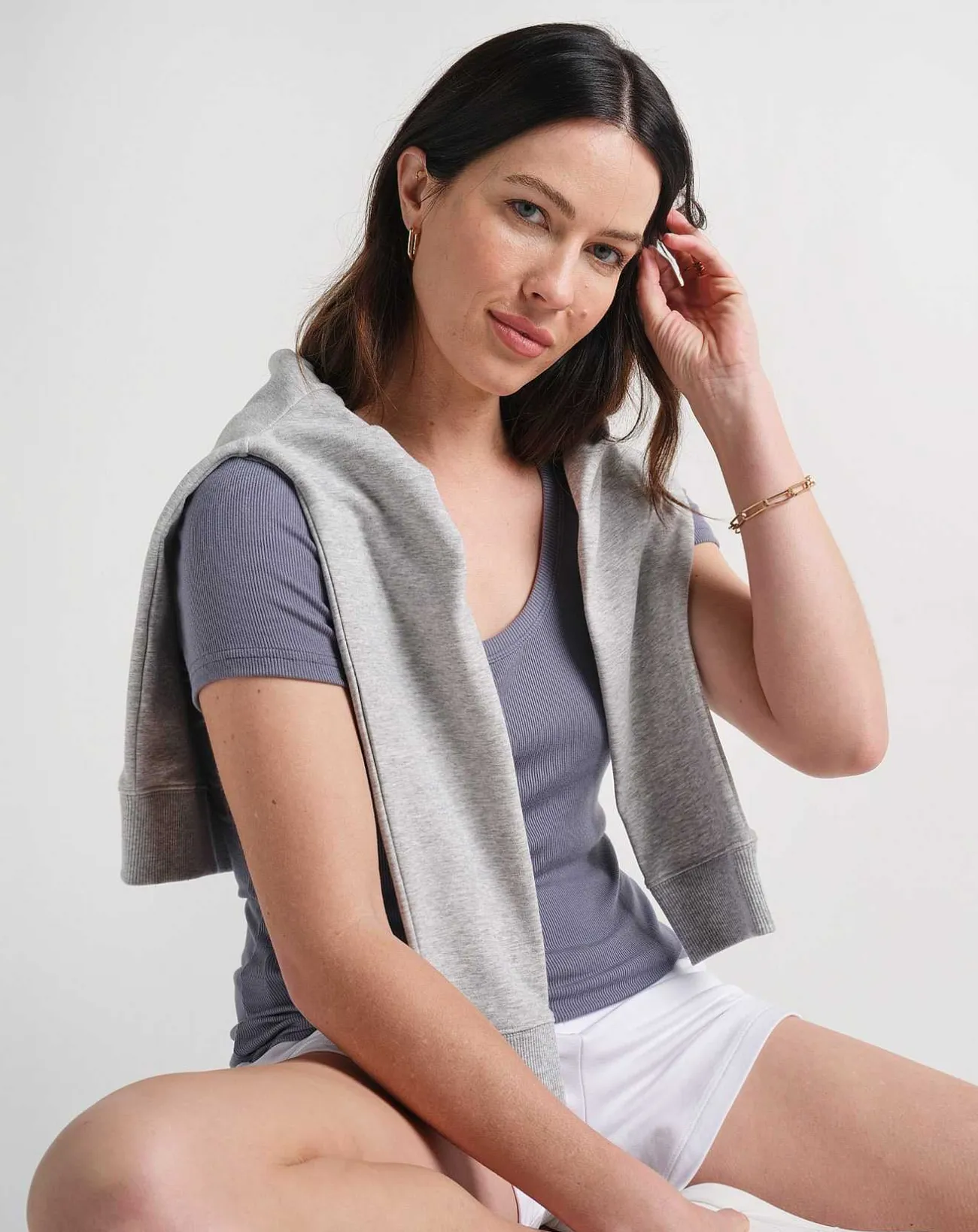 TravisMathew Shirts & Tops>Come Alive Cloud Ribbed Top
