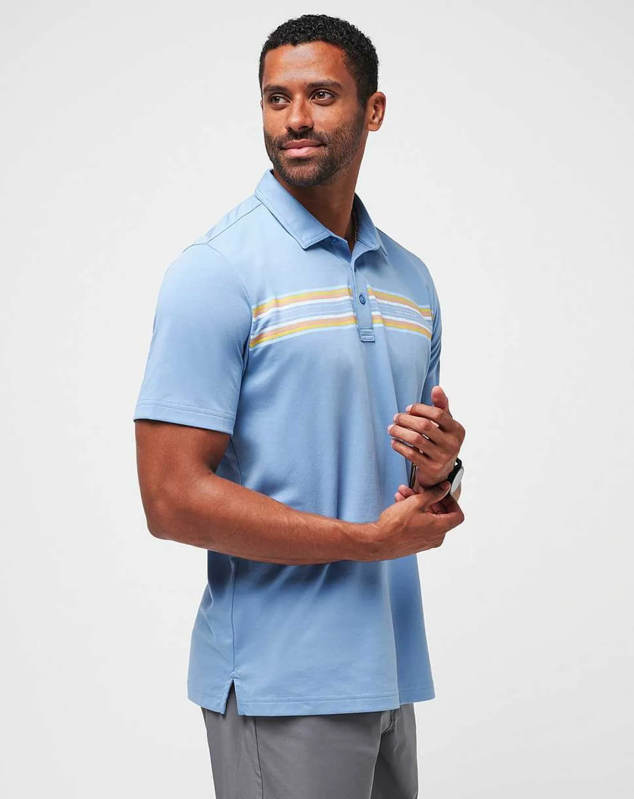 TravisMathew Polos>Coral Beds Polo
