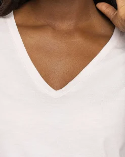 TravisMathew Tees>Day Or Night V-Neck Tee
