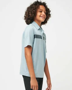 TravisMathew Youth Tops>Dropping In Youth Polo