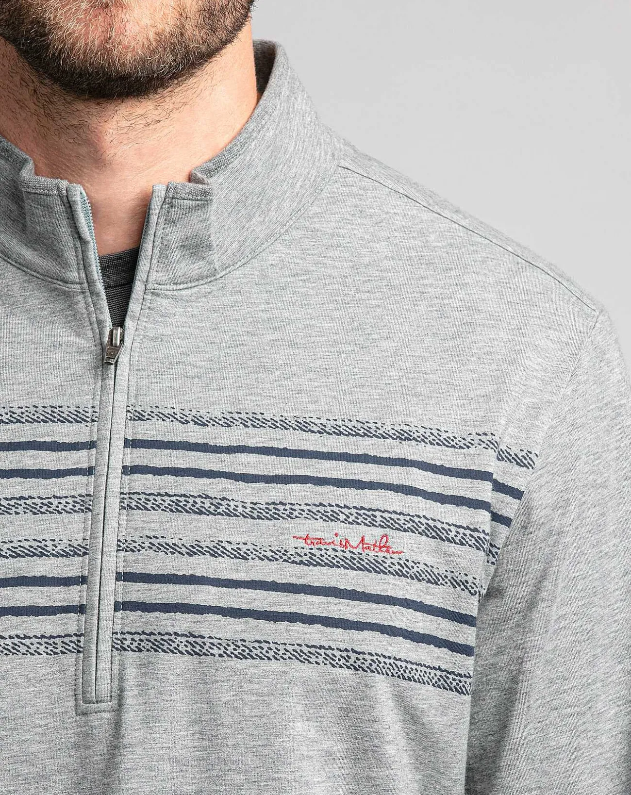 TravisMathew Quarter Zips>Duck Boat Quarter Zip