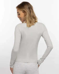 TravisMathew Shirts & Tops>Favorite Day Long Sleeve V-Neck Top