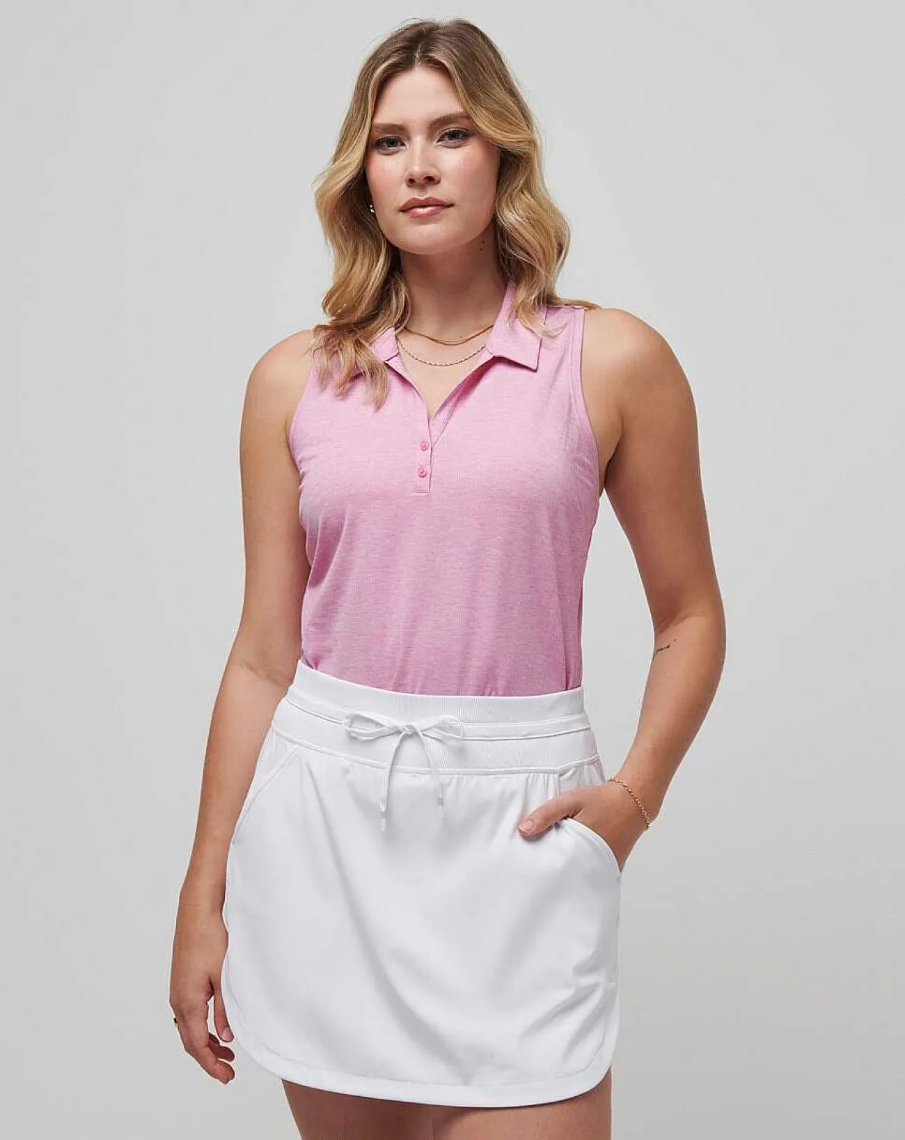 TravisMathew Polos>Featherweight Active Sleeveless Polo