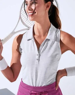 TravisMathew Polos>Featherweight Active Sleeveless Polo