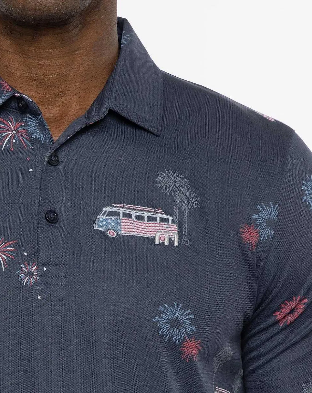 TravisMathew Polos>Firework Display Polo