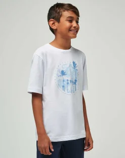 TravisMathew Youth Tops>Foam Paths Youth Tee