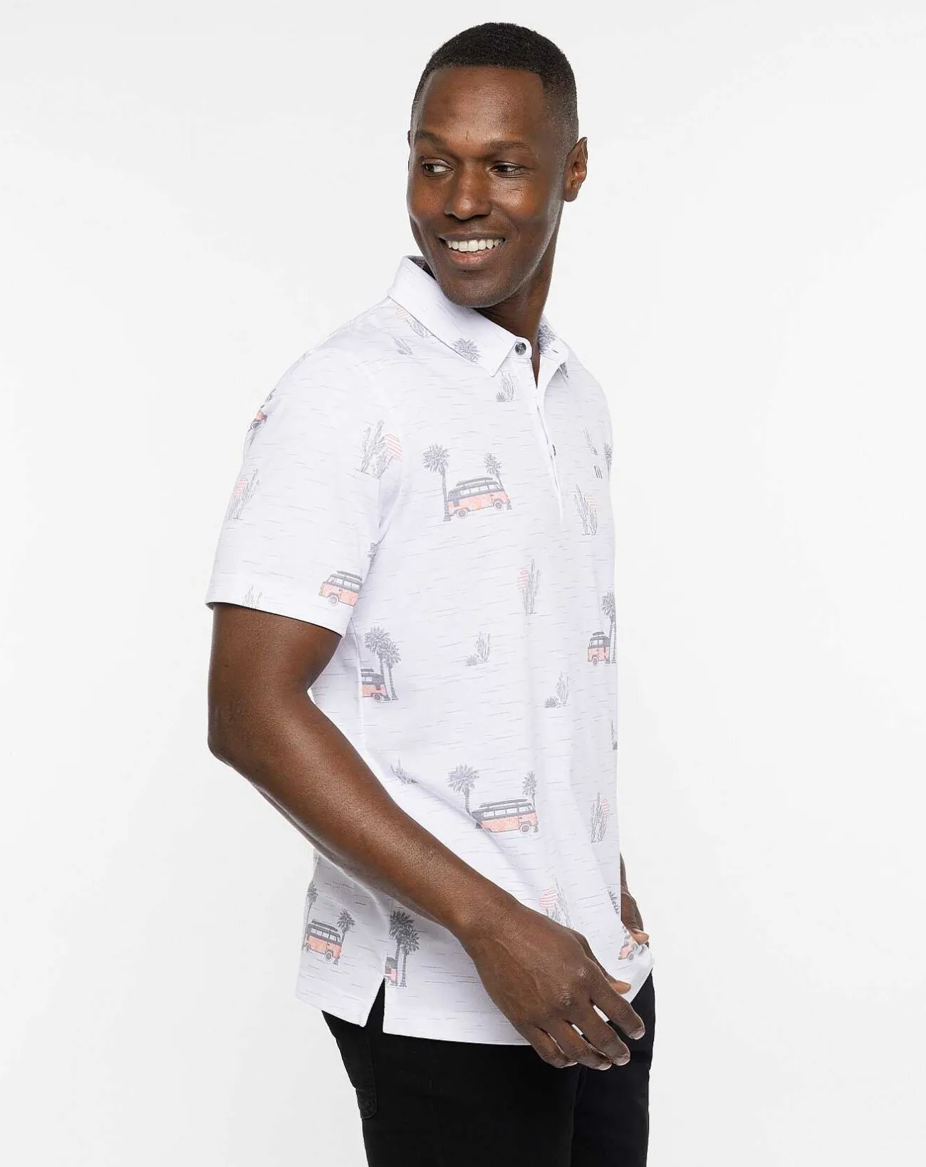 TravisMathew Polos>Four Wheeling Polo
