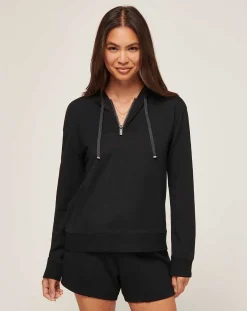 TravisMathew Hoodies & Pullovers>Friday Ponte Half Zip Hoodie