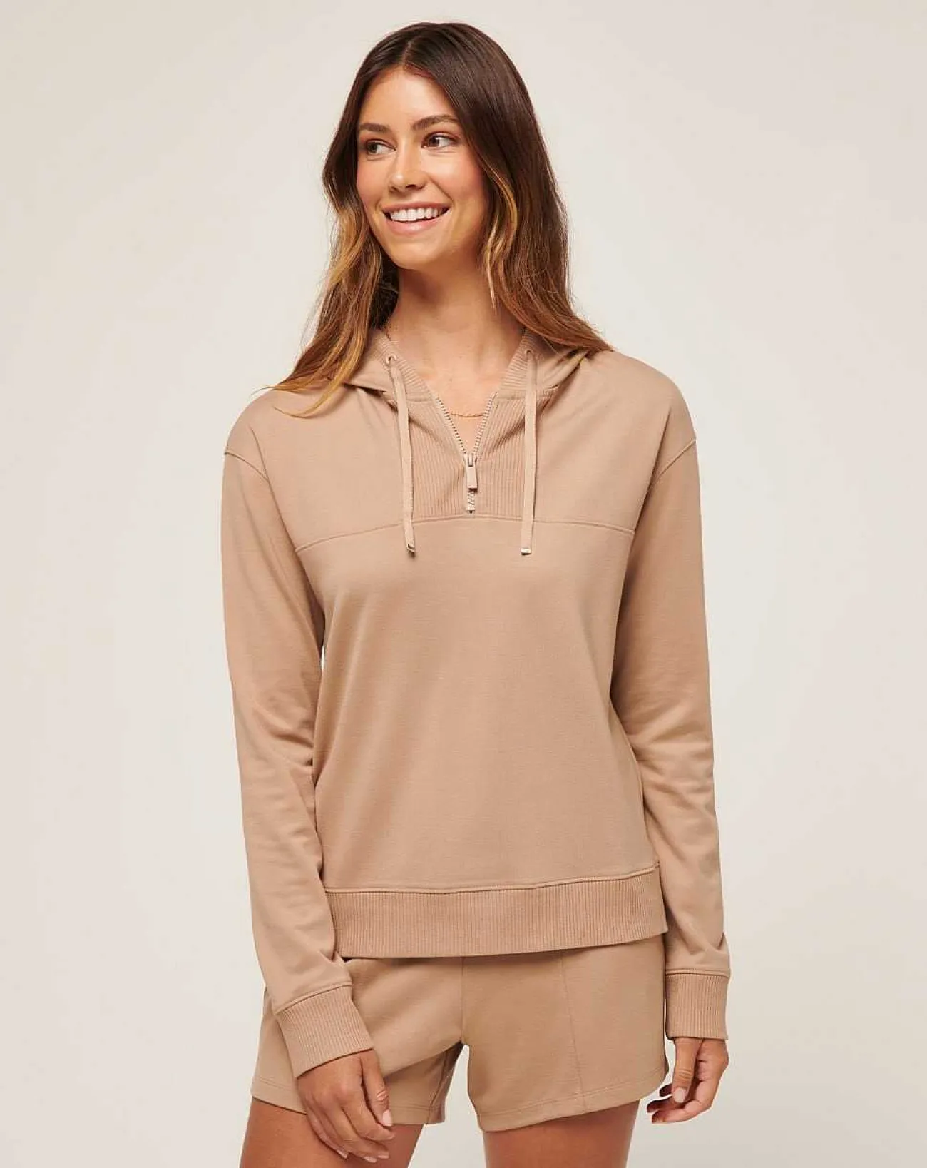 TravisMathew Hoodies & Pullovers>Friday Ponte Half Zip Hoodie