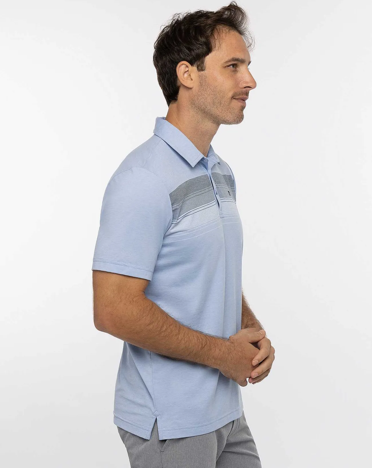 TravisMathew Polos>Green Canopy Polo