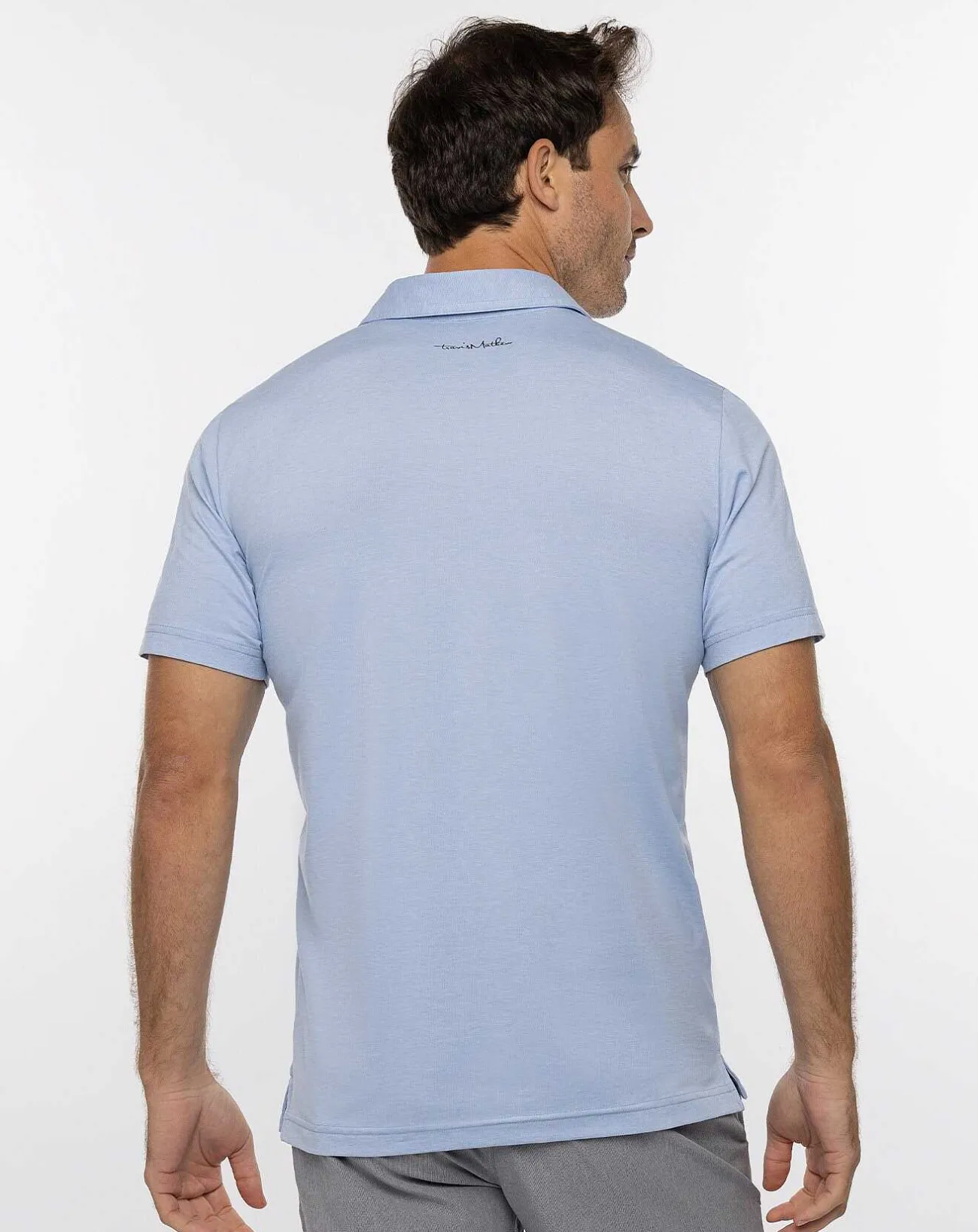 TravisMathew Polos>Green Canopy Polo