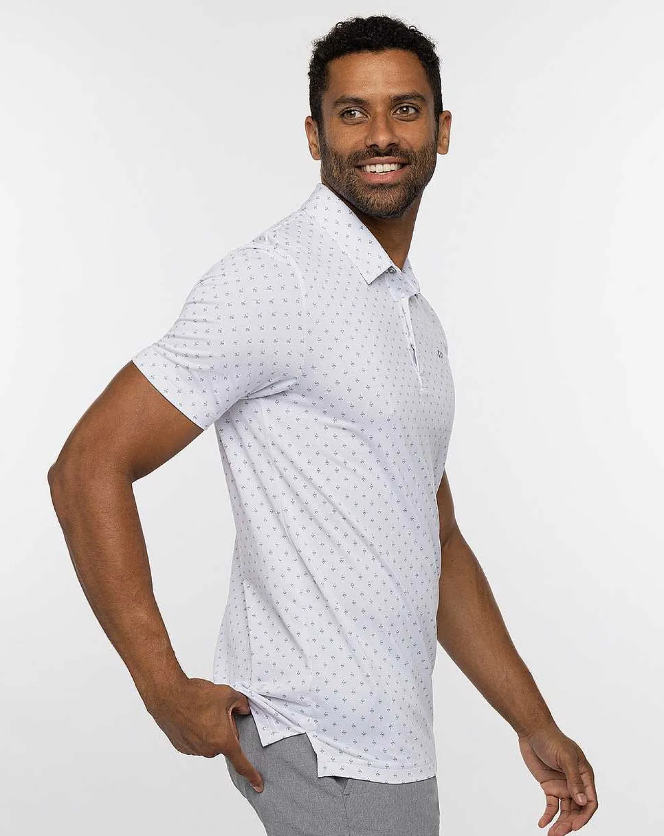 TravisMathew Polos>Green Glow Polo
