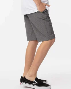 TravisMathew Youth Bottoms>Grey Morning Youth Short