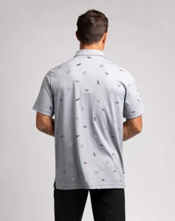 TravisMathew Polos>Hedge Your Bets Polo