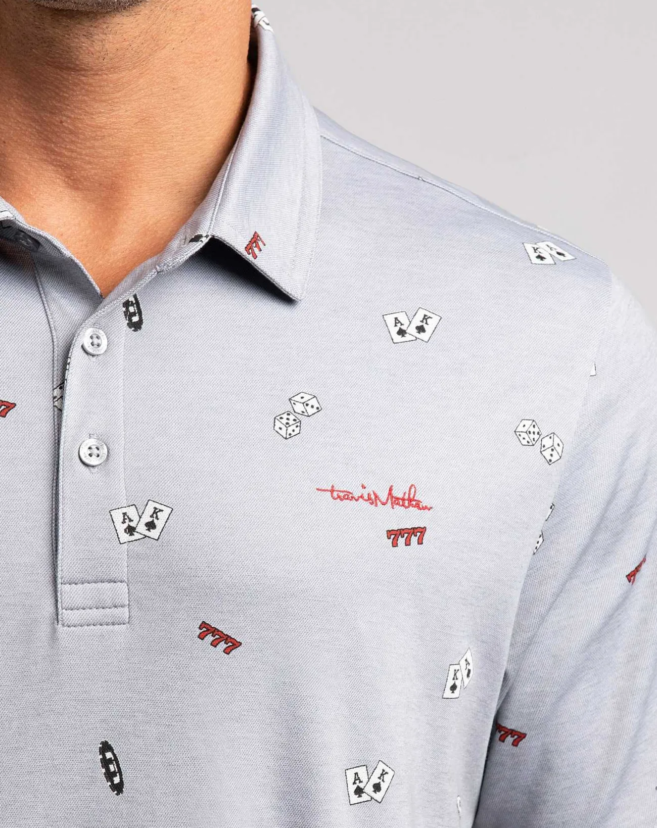 TravisMathew Polos>Hedge Your Bets Polo