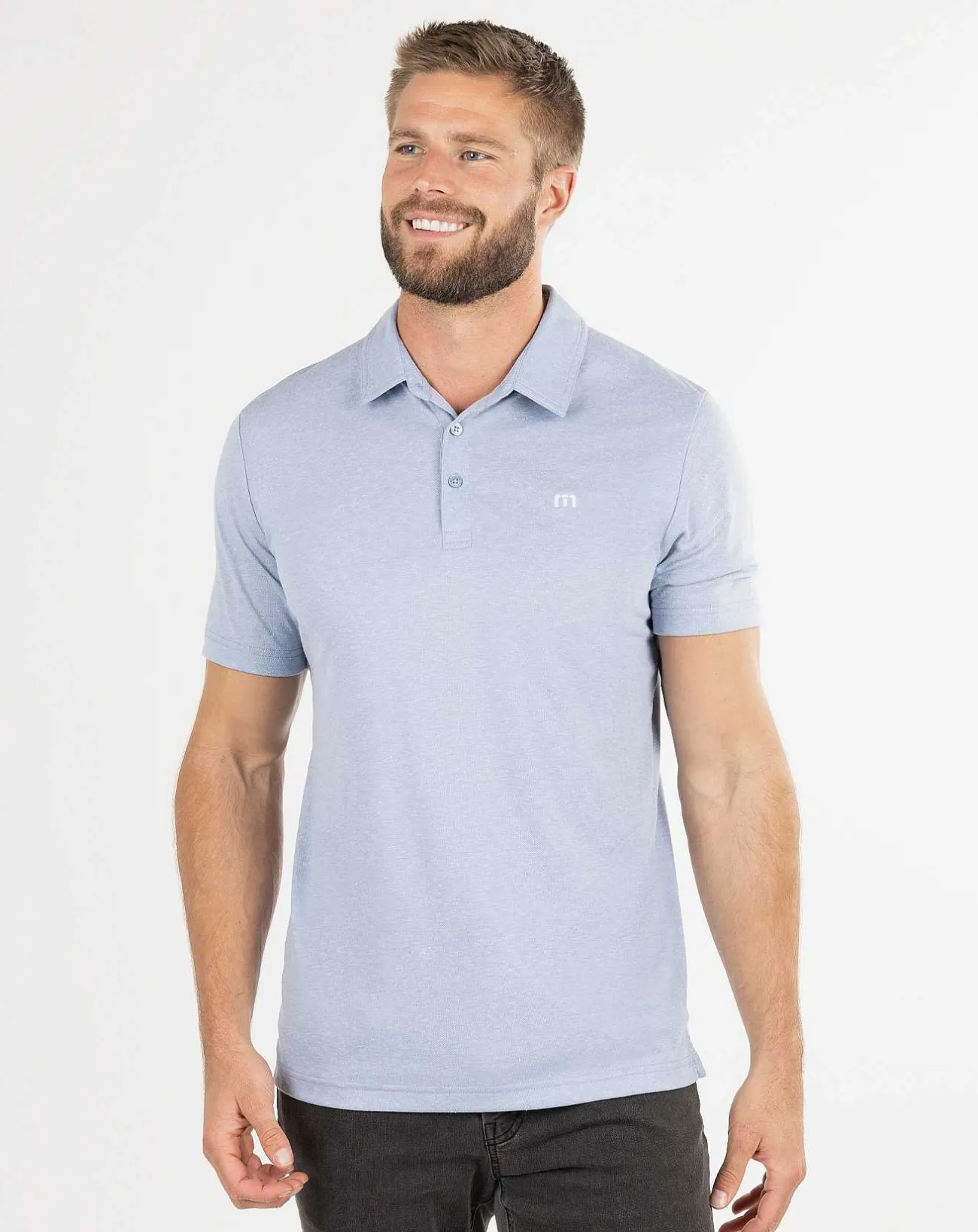 TravisMathew Polos>Knot On Call Polo