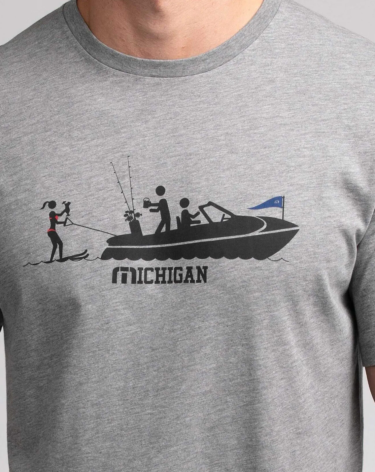 TravisMathew Tees>Lake State Tee