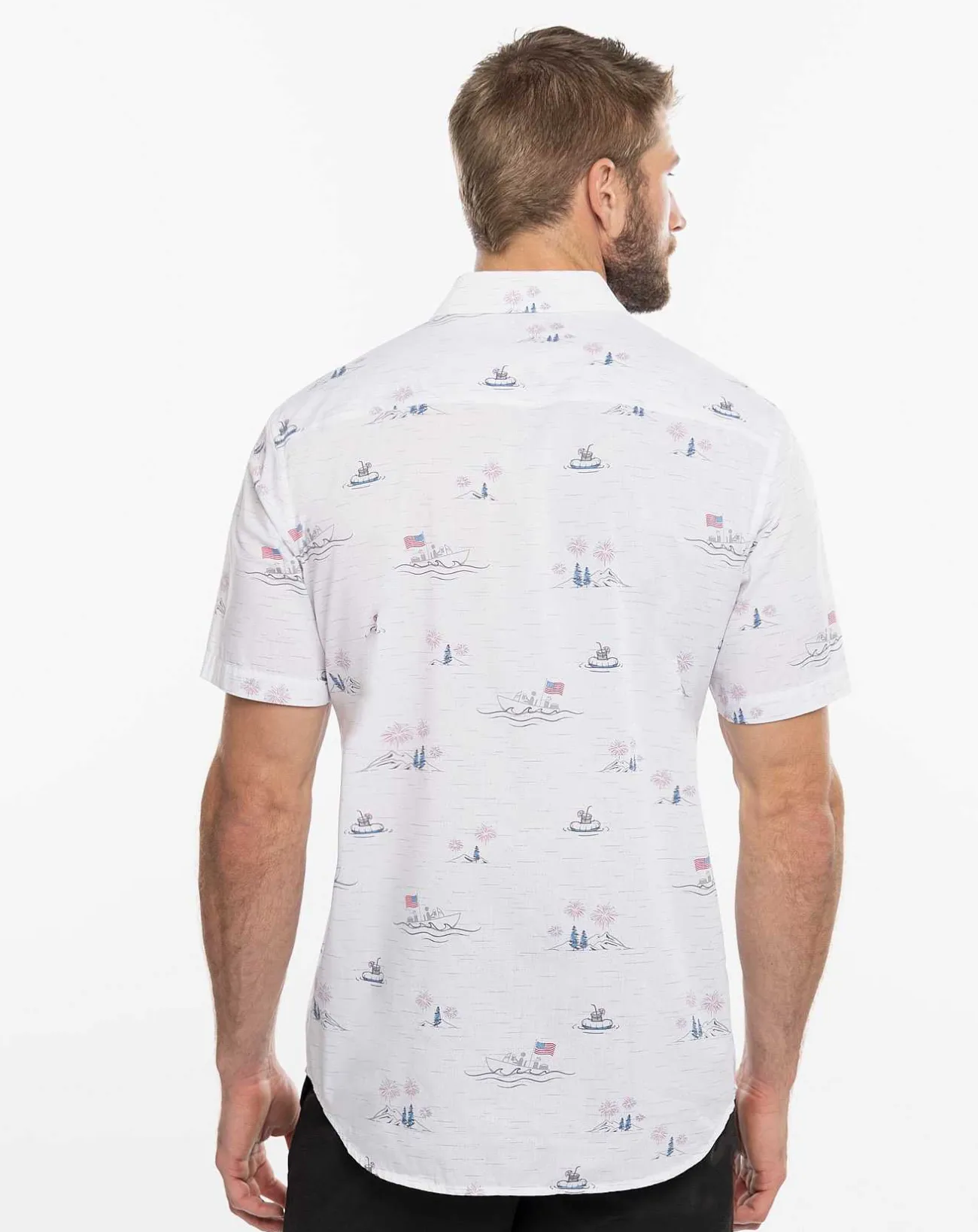 TravisMathew Button-Ups>Lounge Town Button-Up