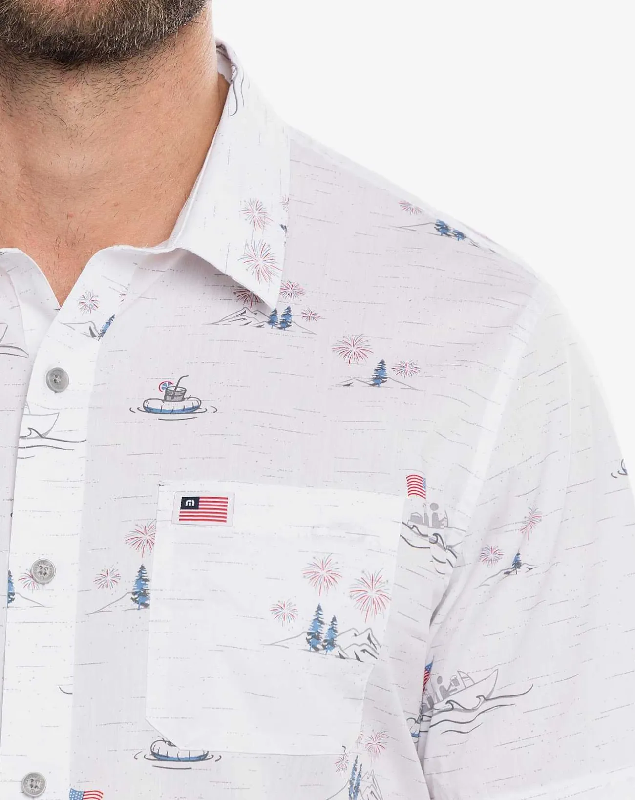 TravisMathew Button-Ups>Lounge Town Button-Up