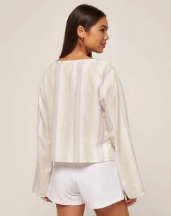 TravisMathew Shirts & Tops>More Bubbles Please Twill Top