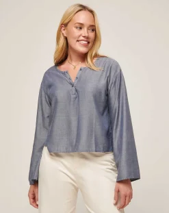 TravisMathew Shirts & Tops>More Bubbles Please Twill Top