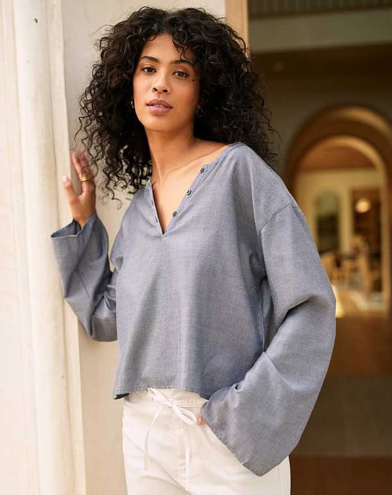 TravisMathew Shirts & Tops>More Bubbles Please Twill Top