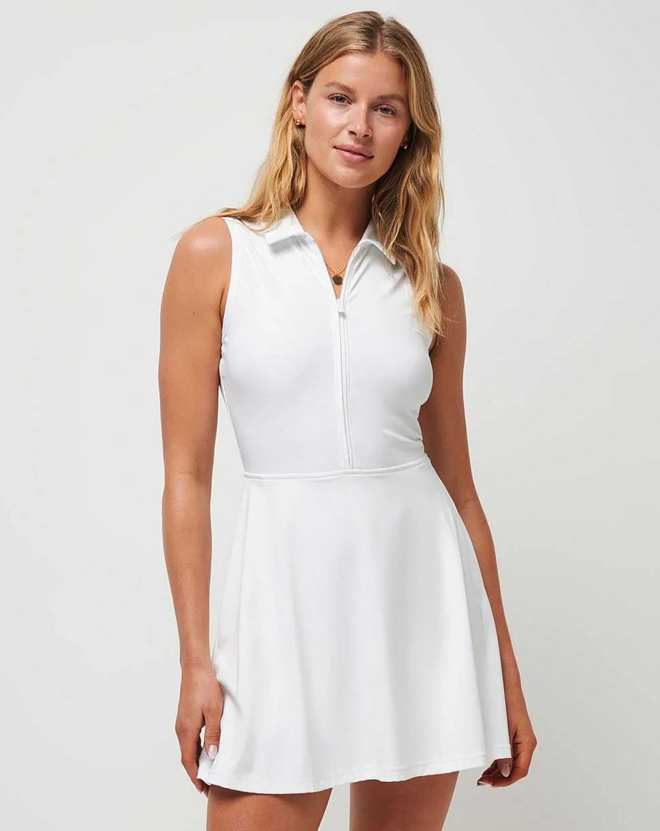 TravisMathew Dresses And Skorts>Moveknit Sleeveless Polo Dress