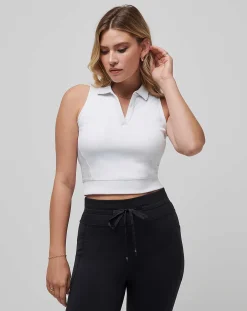 TravisMathew Polos>Moveknit Sleeveless Vneck Polo