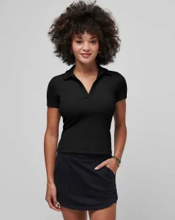 TravisMathew Polos>Moveknit Vneck Polo