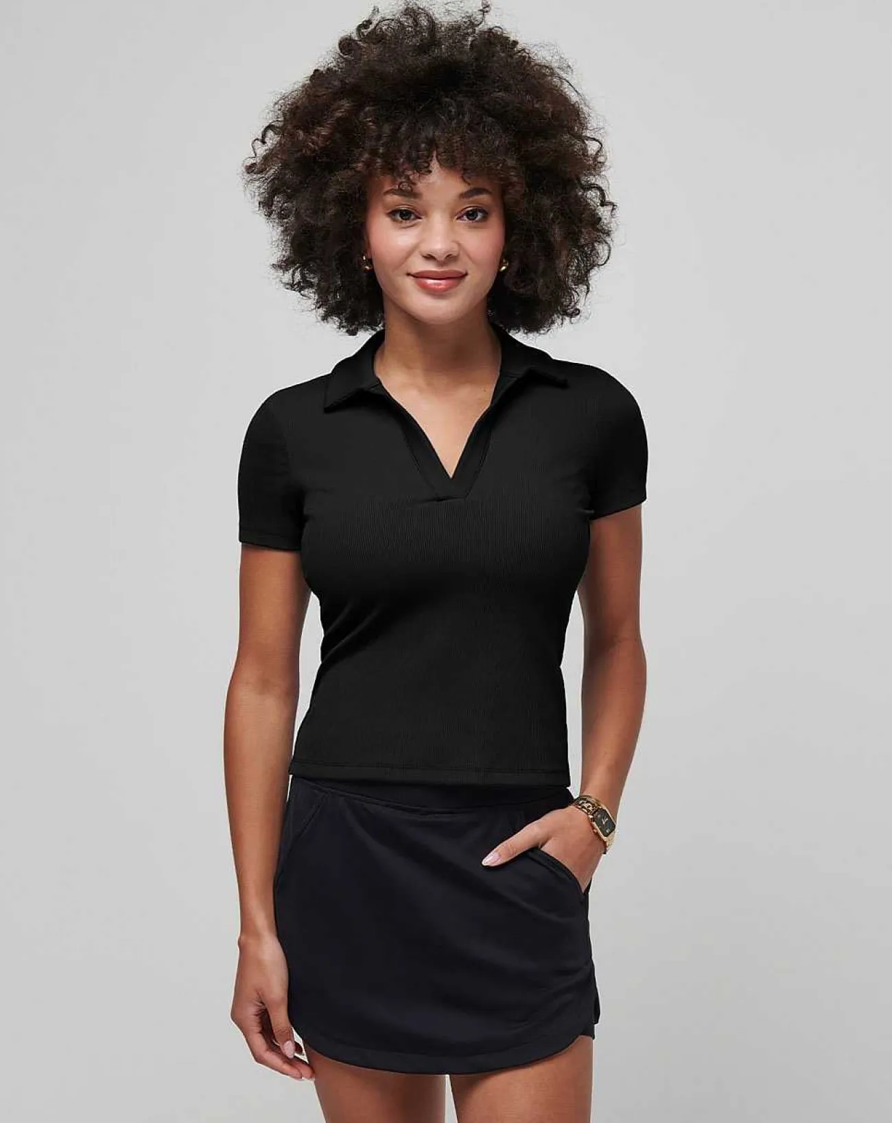 TravisMathew Polos>Moveknit Vneck Polo