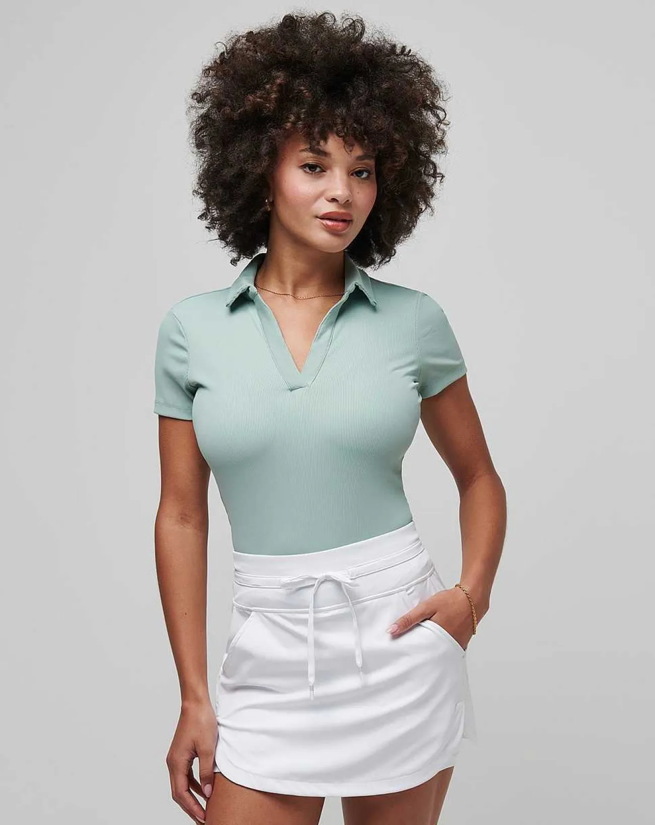 TravisMathew Polos>Moveknit Vneck Polo