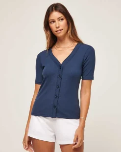 TravisMathew Shirts & Tops>Out Late Cloud Rib Top